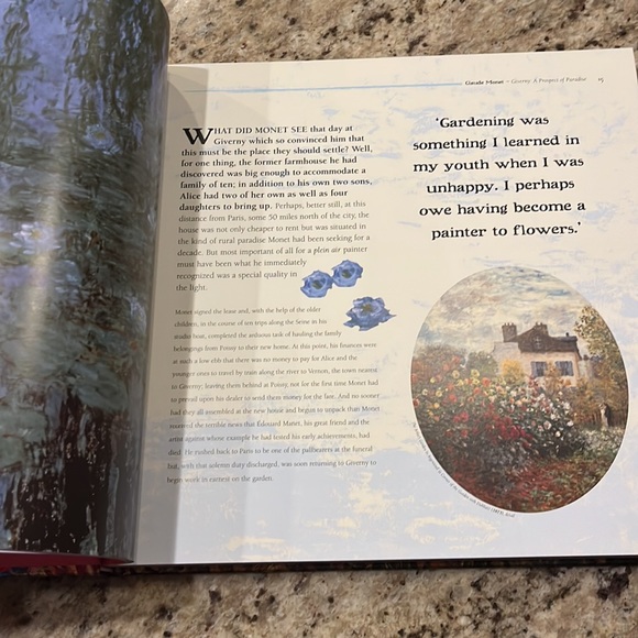 Claude Monet Julian Beecroft Book - Picture 4 of 4